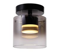 HighLight Plafoniera LED Salerno, 2.700 K, 1 luce, nero Highlight