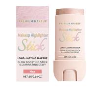 Highlighter Makeup Stick - 5 g Face Glaze Setting Cosmetics, Long Lasting Highlighter Stick for Women, Girls, Beginners, Teens, Ideal for Daily, Party, Office, Performance, Travel