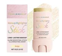 Highlighter Makeup Stick - 5g Face Glaze Setting Cosmetics, Long-Lasting Highlighter Stick for Women, Girls, Beginners, Teens, Ideal for Daily, Party, Office, Performance, Travel
