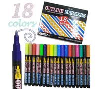 Highlighter Marker Pens, 12/18-Piece Set, Quick Drying Pens with Vibrant Ink, Coloring Tools for Students Use, Art Supplies, Markers for Artist Adult Journaling Drawing Study Notes School Office