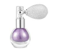 Highlighter Powder Spray, Glitter Spray for Body Face Hair, Purple Shimmer Sparkle Body Glitter High Gloss Spray Non-Sticky Long-Wear Glow, Party Festival Makeup for Women & Girls