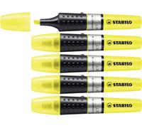 Highlighter - STABILO LUMINATOR - Pack of 5 - Yellow