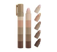 Highlighter Stick, Eyeshadow Pencil, Creamy Texture, Long-Lasting Wear, Smooth Blend Finish, Compact Design, For School Travel Celebrations Dating Stage Vacation Use, 0.79x4.49 Inches