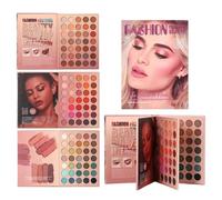 Highlighting Makeup Palette | 105 colori impermeabile pieghevole durevole ombretto - rossore e evidenziatore - per donna palla matrimonio ufficio celebrazione appuntamento viaggio vita