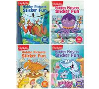 Highlights Hidden Pictures Sticker Fun - Set di 4 libri