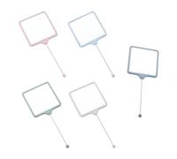 Highly Definition Handheld Single Sided Makeup Mirrorings Plastic Frame For Travel And Professional Use Slim Profile Cosmetic Tool