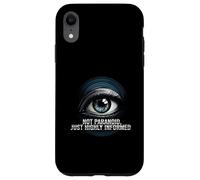 Highly Informed Not Paranoid Eye Design Custodia per iPhone XR