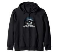 Highly Informed Not Paranoid Eye Design Felpa con Cappuccio
