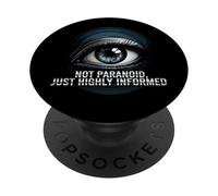 Highly Informed Not Paranoid Eye Design PopSockets PopGrip Adesivo