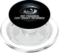 Highly Informed Not Paranoid Eye Design PopSockets PopGrip per MagSafe