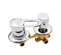 HighPerformance 2/3/4/5 uscita acqua doccia deviatore miscelatore rubinetto e valvola di miscelazione a caldo design filettatura 10 cm14,5 cm Dimensione del foro Cartrid (B4 modi 12,5 cm)