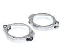 Highsider CNC, morsetti per tubi forcella 47-54 mm male Cromato