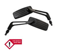 HIGHSIDER ACTION Specchietto del manubrio, nero