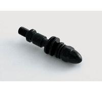 Adattatore a specchio HIGHSIDER Harley a UNC da 5/16 pollici a 18, nero, nero