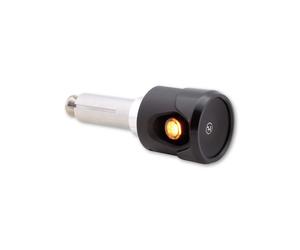 HIGHSIDER AKRON-FLASH Indicatori di estremità del manubrio/luci di posizione a LED, nero