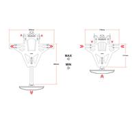 HIGHSIDER AKRON-RS PRO per Aprilia RS 660 20- / Tuono 660 21-, compresa l'illuminazione della targa, nero
