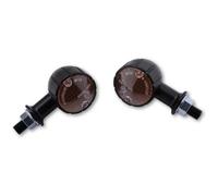 HIGHSIDER Smart Arizona Bulb Mini Indicatore Corpo Nero / Lente Arancione (Coppia), Anteriore e Posteriore, giallo