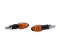 HIGHSIDER Smart Lizzard Bulb Indicator Body Nero / Lente Arancione (coppia), anteriore e posteriore, giallo