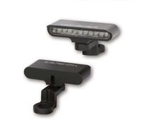 Highsider Stripe, Indicatori di direzione a LED con montaggio a male Nero Trasparente