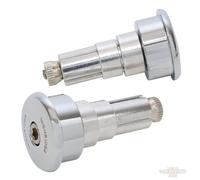 HIGHSIDER Contrappesi Manubrio Curva In Alluminio Cromato Per Harley-Davidson