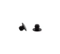 HIGHSIDER Coprivalvole CNC Per Filettatura Di Specchio M10, Nera, 1 Paio