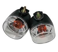 HIGHSIDER Corpo indicatore lampadina Smart ATV nero / lente trasparente (coppia), anteriore e posteriore, nero