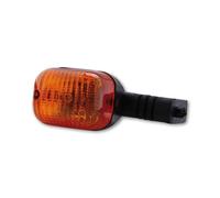 HIGHSIDER Corpo indicatore lampadina Smart Duc-Style nero / Lente arancione (1 pz), anteriore destro e posteriore sinistro, nero