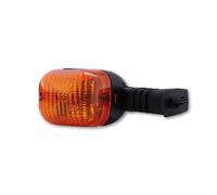 HIGHSIDER Corpo indicatore lampadina Smart Duc-Style nero / lente arancione (1 pz), anteriore sinistro e posteriore destro, nero