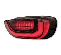 HIGHSIDER fanale posteriore a LED smart nero Honda Style, omologato E (1 pz)