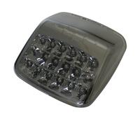 HIGHSIDER fanale posteriore a LED smart nero stile HD, omologato E (1 pz), nero