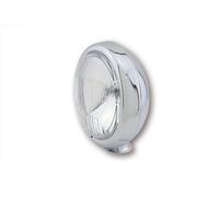 HIGHSIDER smart 4 1/2 pollici lampada di guida cromo alloggiamento piatto, approvato E (1 pz)