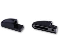 Highsider FB-1, adattatore per specchio carenato Corto male Nero