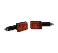 HIGHSIDER Smart Mini Bulb Indicatore Corpo Nero / Lente Arancione (Coppia), Anteriore e Posteriore, giallo
