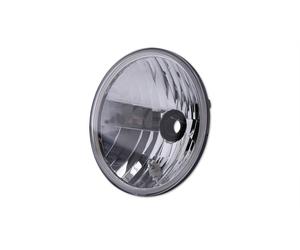 HIGHSIDER Inserto intelligente da 7 pollici H4 in vetro trasparente, con luce laterale, approvato E (1 pz)