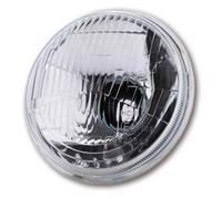 HIGHSIDER Inserto smart da 5 3/4 pollici in vetro goffrato H4, con luce di posizione, omologato E (1 pz)