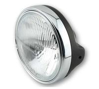 Highsider Faro anteriore Smart LTD 7 pollici H4 vetro goffrato omologato E nero 1 pz