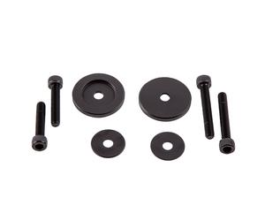 HIGHSIDER Pro Adattatore di Fine Manubrio per Modelli PIAGGIO VESPA, Nero (Coppia)