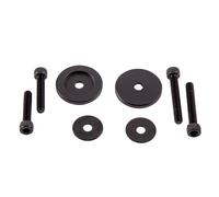 HIGHSIDER Pro Adattatore di Fine Manubrio per Modelli PIAGGIO VESPA, Nero (Coppia), nero