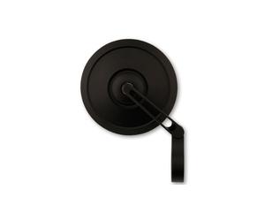 HIGHSIDER pro Bar End Specchio Retro Nero Corto (1pz), nero