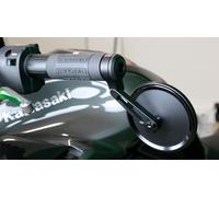 HIGHSIDER pro specchio terminale manubrio Nova-RUN nero corto (1 pz)