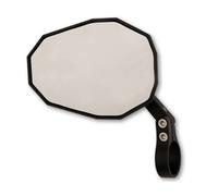 HIGHSIDER smart Bar End Specchio Dritto Nero Corto (1pz), nero