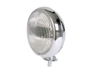 HIGHSIDER smart 4 1/2 pollici fendinebbia cromato alloggiamento piatto, approvato E (1 pz)
