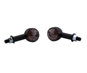 HIGHSIDER Smart Arizona Bulb Mini Indicatore Corpo Nero / Lente Fumé (Coppia), Anteriore e Posteriore
