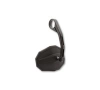 HIGHSIDER smart Bar End Specchio Dritto Nero Lungo (1pz), nero