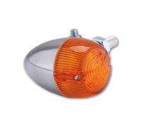 HIGHSIDER Smart Bullet Lampadina Indicatore Corpo Argento / Lente Arancione (1 pz), Anteriore e Posteriore, giallo