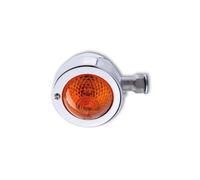 HIGHSIDER Smart Bullet Pike lampadina indicatore corpo cromato / lente arancione (1pc), anteriore e posteriore, giallo