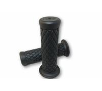 HIGHSIDER smart Custom Diamond Style Grip Gomma Nera 1 Pollice (Coppia), nero