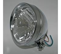 HIGHSIDER Smart Faro Cruiser da 6 1/2 pollici cromato con paralume, omologato...