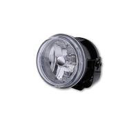 HIGHSIDER smart Fendinebbia Nero Rotondo, Omologato E (1pz), trasparente