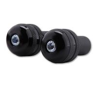 HIGHSIDER smart Handlebar Ends Nero Knurled, Per Manubrio In Acciaio, nero